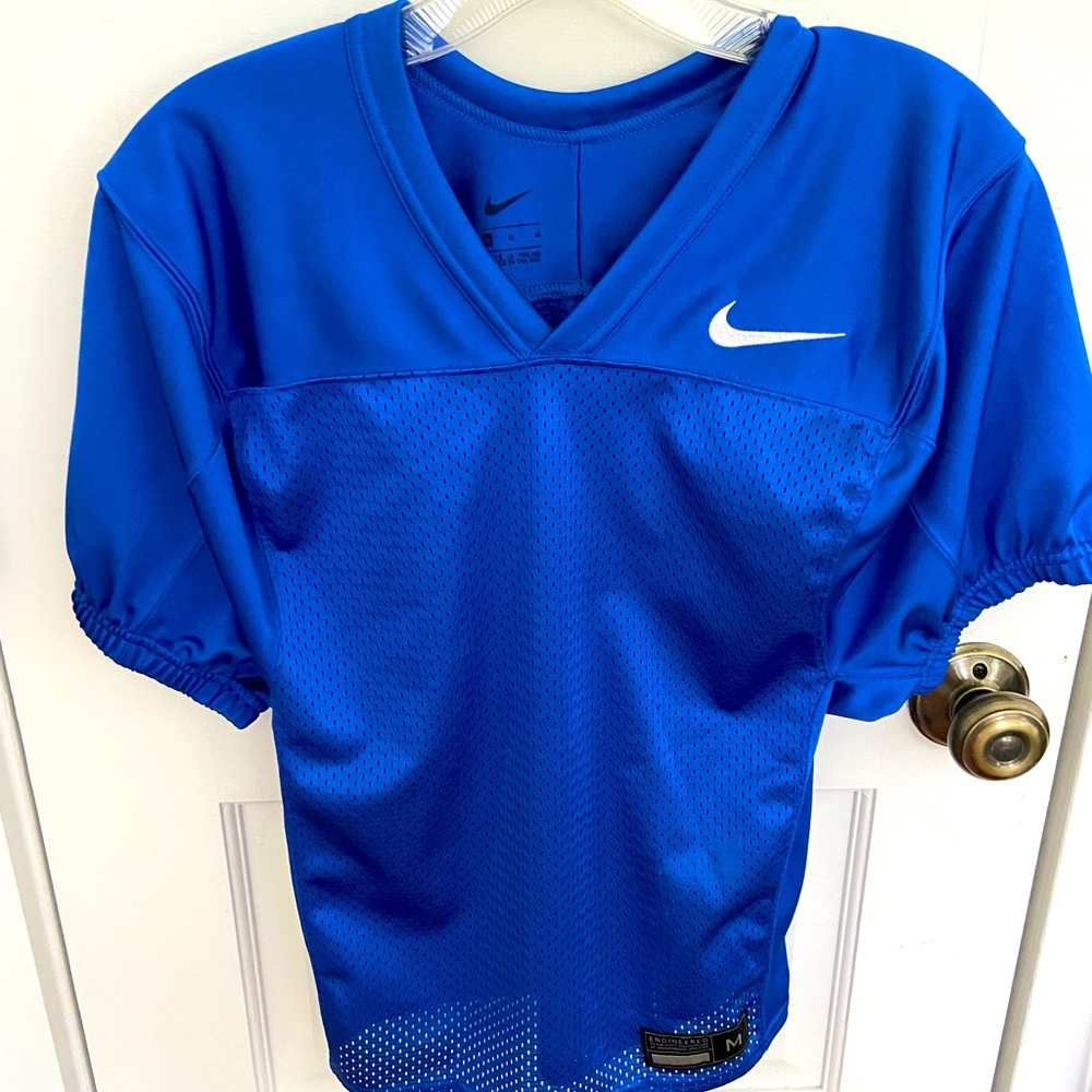 Nike boys football practice jersey blue small medium